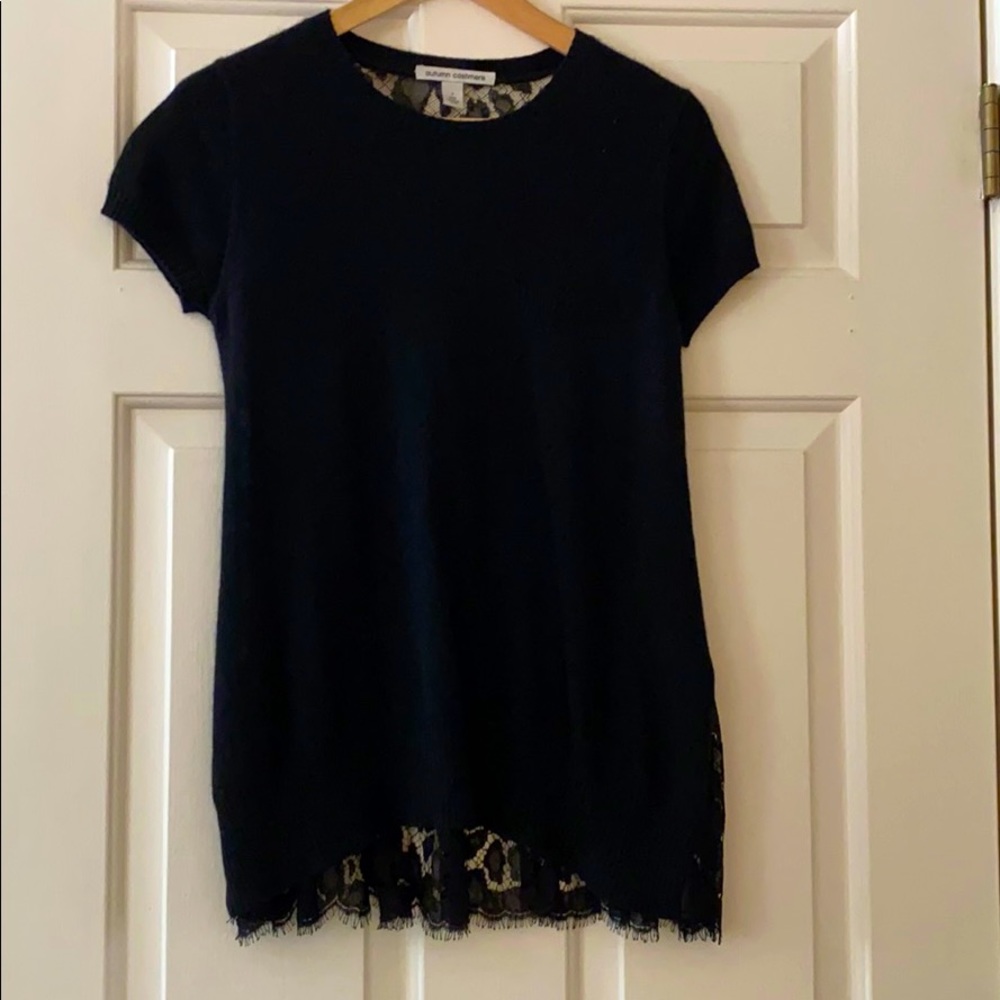 Autumn Cashmere cap sleeve sweater